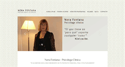 Desktop Screenshot of norafontana.com